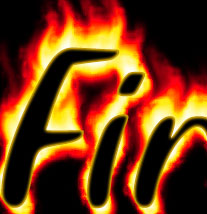Fire Text Tutorial: Final Result